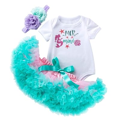 Newborn Infant Baby Girls Bodysuit Outfit Mermaid Dominican Republic | Ubuy