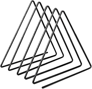 sorliva Triangle File Folder Racks,Newspaper Organizer Sorter,Magazine Holder,Book Racks ,Desktop Bookshelf ,Home Office Decor Black