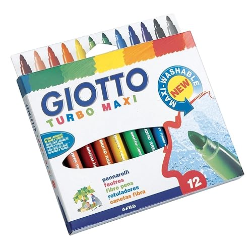 Giotto Maxi Fibre Tip Pens (Pack of 12) Amazon.co.uk Toys & Games
