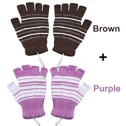 Usb Heated Gloves For Men And Women Mitten Aikin Usb 2 0 Powered Stripes Heating Pattern Knitting Wool Heated Gloves Hands Warmer Laptop Computer Usb Heated Gloves For Men And Women Mitten Aikin Usb 2 0 Powered Stripes Heating Pattern Knitting Wool Heated Gloves Hands Warmer Laptop Computer