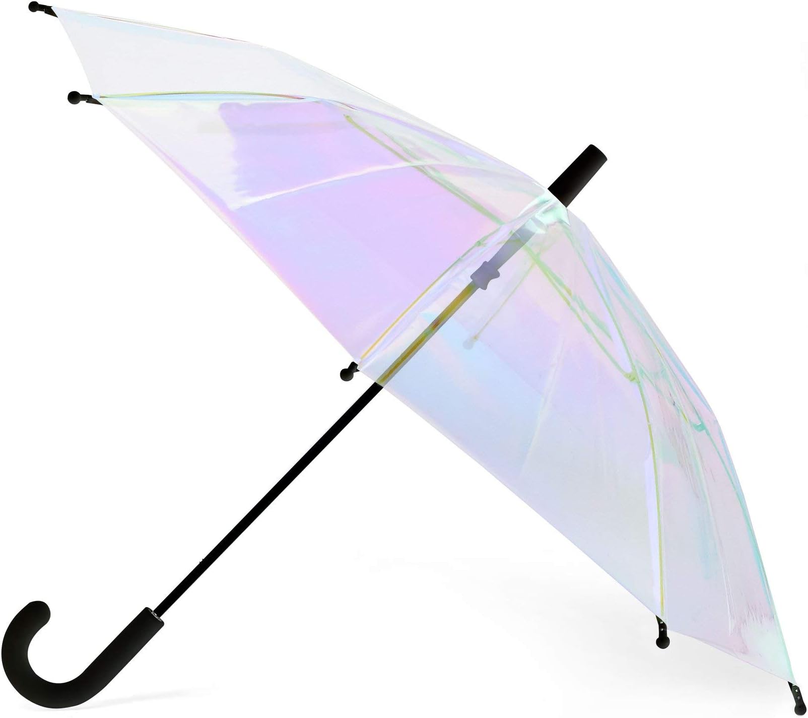 FCTRY Holo Umbrella, Iridescent Holographic Clear