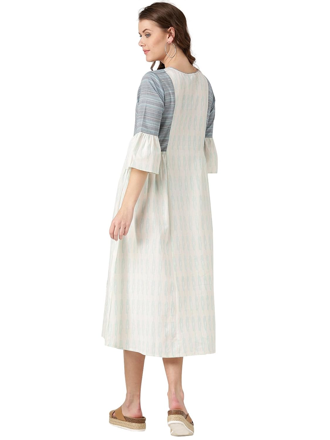 desi fusion women's cotton a-line dress