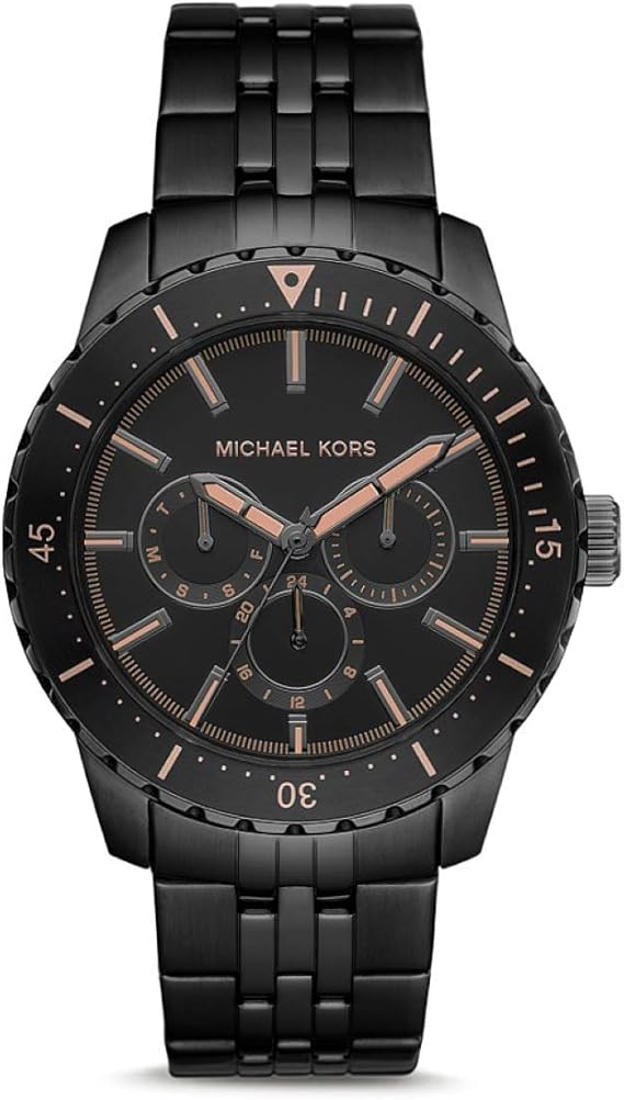 Amazon マイケルコース 腕時計 メンズ Cunningham Multifunction ブラック Mk7157 並行輸入品 米国 マイケルコース直営店品 メンズ腕時計 腕時計 通販