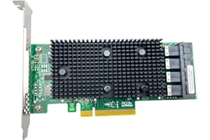 SXTAIGOOD 9400-16i SATA/SAS HBA IT Mode Controller Card 12 Gbps PCIe 16 Port Support NVME HDD