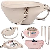sedena Anti Pickpocket Bag - Ivory RFID Crossbody Bag for Travel, Adjustable Strap Multiple Compartments Anti Theft Crossbody Bags for Women Travel Size Essentials Crossbody Bags for Women Large Size