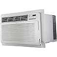 LG 7,800 BTU Through the Wall Air Conditioner, 115V, AC Wall Unit for Rooms up to 330 Sq. Ft., Perfect for Bedroom or Office, Wall Mounted AC Unit with Remote and 3 Cool & Fan Speeds, White