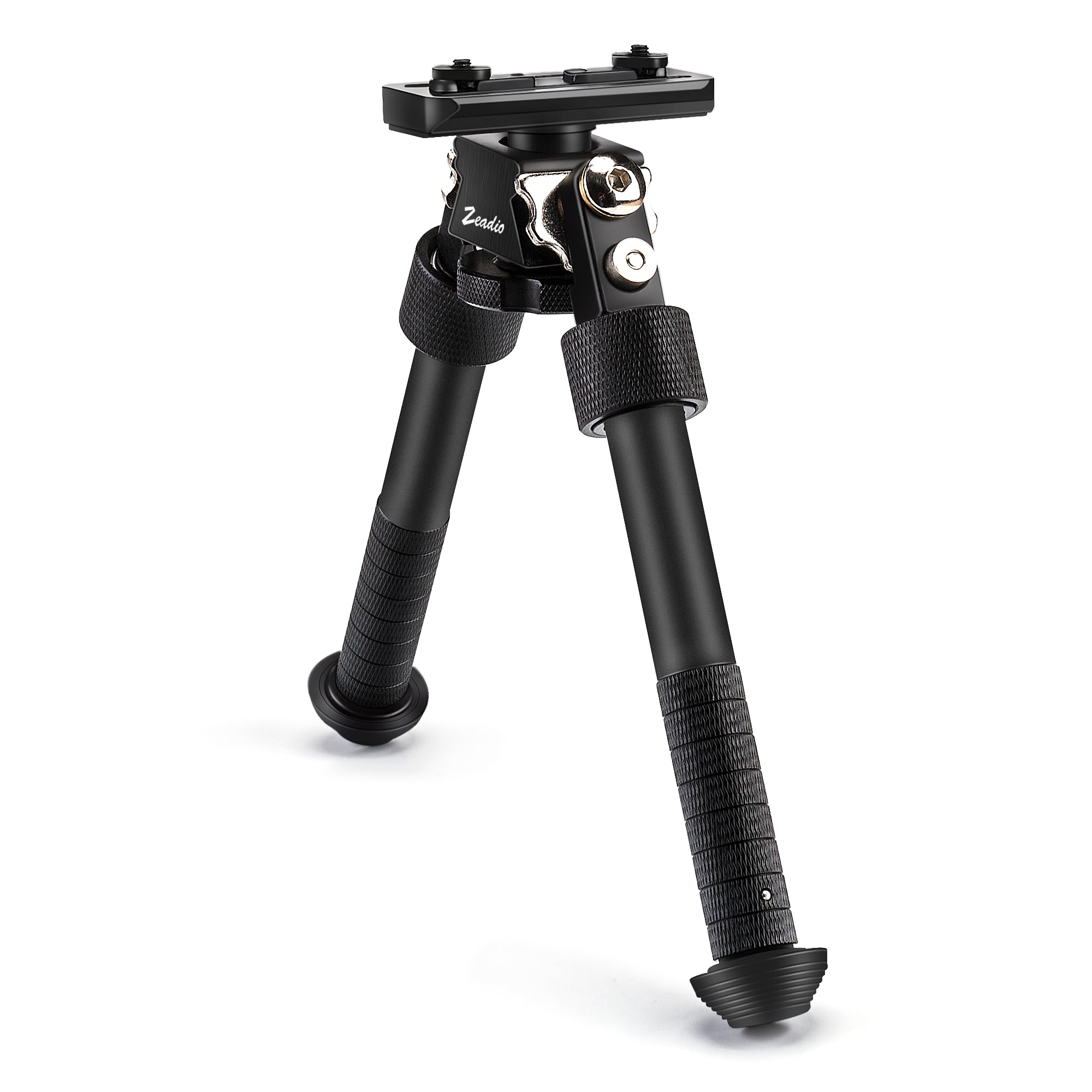 Zeadio Tiltable Swivel Bipod for M-Rail, 6 to 9 Inches - Black
