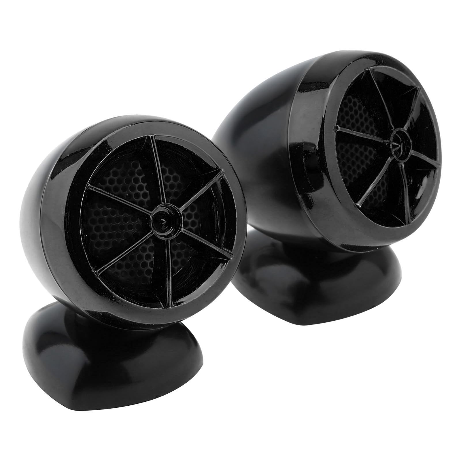 DriSentri Tweeters for Car Audio, 2pcs Car Speakers 1200W Universal Tweeters Mini Horn Music Dome Loudspeaker Audio Speaker for Car Audio System, Black
