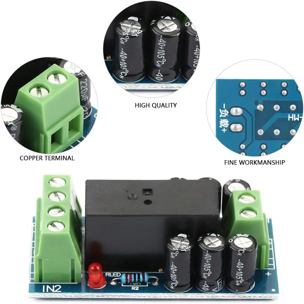 DC 12V 12A 150W AC Adapter & Battery Switch Module - Automatic Emergency Power Supply Controller - Image 4