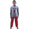 Ultra Game Youth NBA Official 2 Piece T-Shirt & Lounge Pants Pajama Set