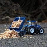 Britains New Holland T6 Tractor Trailer Playset 1:32 Scale Farm Toy Age 3+ view 2