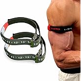 Dr. Gains Blood Flow Restriction Bands, Nylon BFR Bands for Men with Metal Buckle, Occlusion Bands &amp; BFR Cuffs for Arm Workouts, Weight Lifting &amp; Muscle Growth