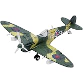 gzpynsgaoh British Spitfire Fighter Plastic Model Kit 1:48, Snap-Fit | WWII Classic Aircraft, Display Model for Adult Collectors