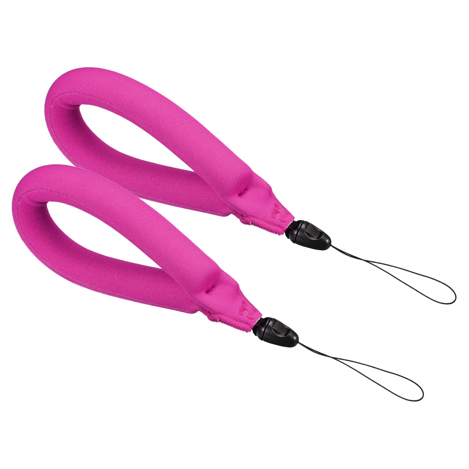 PATIKIL Floating Wrist Straps, 2Pcs 2Pcs Neoprene Waterproof Lightweight 250g Buoyancy Wristband Strap for Underwater Camera Swimming Snorkeling, Rose Red