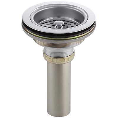 Kohler K-8801-CP Duostrainer Sink Strainer, Polished Chrome