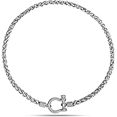 GOLD TROVE Stainless Steel Chain Necklace for Men & Women | Two-Tone Gold & Silver Rope Link with Heavy-Duty D Shackle Clasp | Trendy Layered Necklace