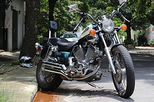 LAMINATED 36x24 Poster: Virago Yamaha Custom Estradeira Motorcycle