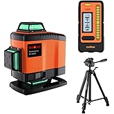 DOVOH K4 4D Laser Level with Receiver and Tripod, Class Ⅱ