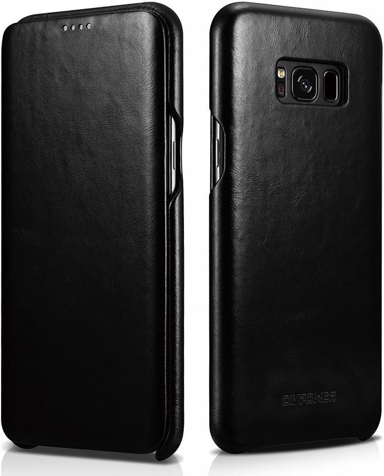 Samsung Galaxy S8 Plus Leather Case (S8 Plus Black)