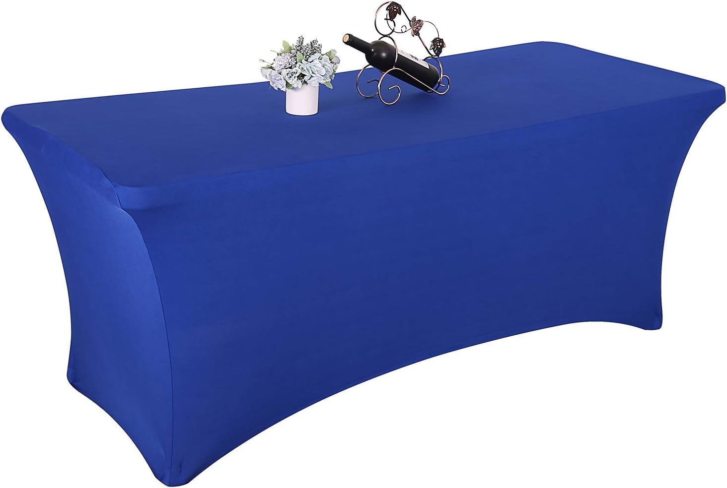 Best 8Ft Folding Table Cover Royal Blue