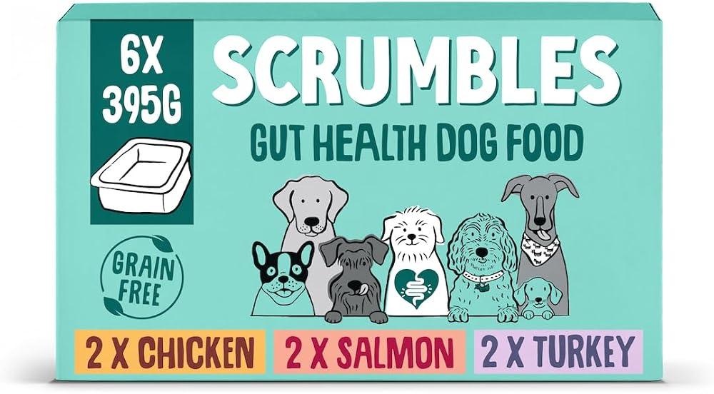 Scrumbles Natural Wet Dog Food Multipack 6x395g Variety Pack