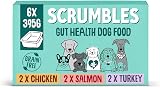 Scrumbles Natural Wet Dog Food Multipack 6x395g Variety Pack