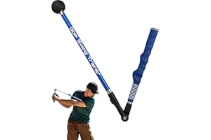 Zcoorey Golf Swing Trainer aid - Golf Training aid to Improve Hinge, Forearm Rotation, Shoulder turna and Grip.Portable Collapsible Swing Trainer Equipped with Golf Grip Trainer