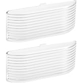 2pcs Replacement Lens for BARGMAN RV Exterior Porch Light (Transparent) | Plastic Clear Trailer Light Cover, Smart Snap-In Design, Compatible with BARGMAN 34-78-517,515, 522