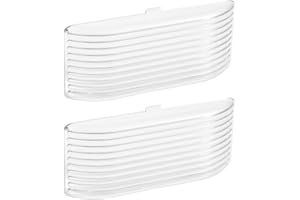 lasuroa 2pcs Replacement Lens Parts for RV Exterior Porch Light, Plastic Camper Lights Cover Trailer Accessories Compatible w