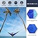 SHINE HAI Camping Hammock, Lightweight Parachute Nylon Garden Hammock, Portable Bed for Backpacking, Camping, Travel, Beach, Yard