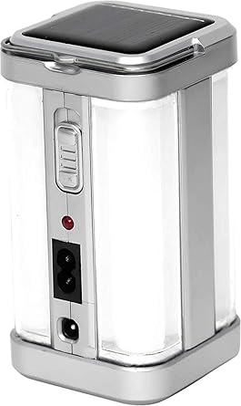 Fiiasa 20W + 4 x Tube with Portable Rechargeable Metal Handle Electric Solar/Ac Charging