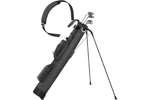 Sturdum Golf Lightweight Stand Bag, Portable Golf Carry Bag with Insulated Cooler Pocket, Easy to Carry and Ideal for Driving Range, Pitch n Putt, Par 3, Executive Courses