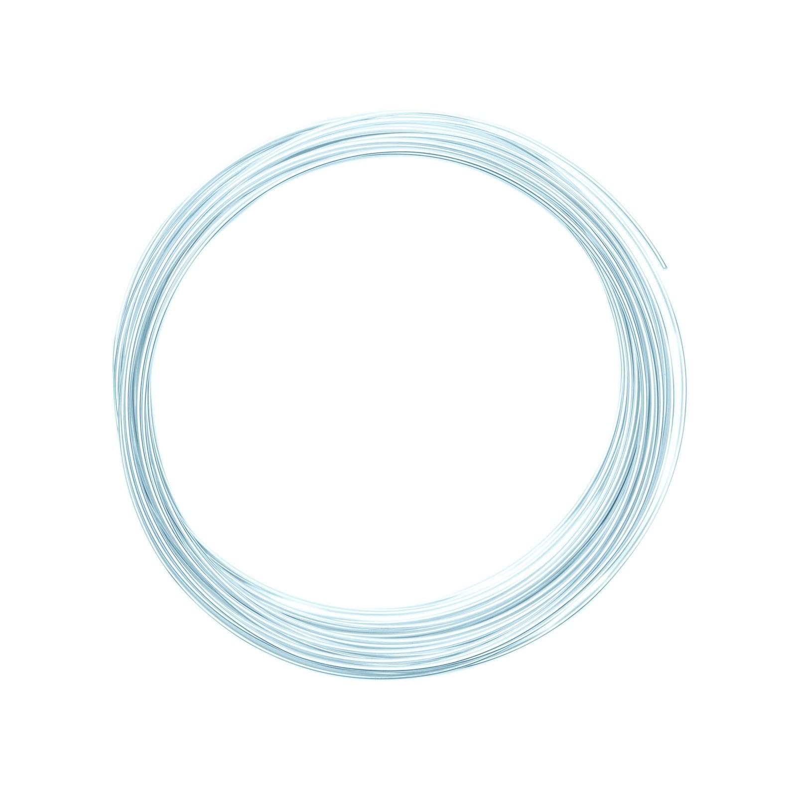 Vaessen Creative Aluminium Craft Wire 32.8 ft (10 m) x 0.04" (1 mm) Ice Blue - Flexible Metallic Wire for Crafting, Flower Arranging, Jewellery Making and Modelling