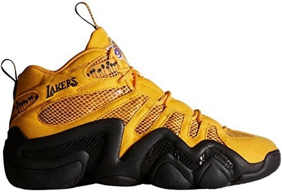 Yellow Black Men S Los Angeles Lakers Crazy 8 Basketball Shoes 13 By Adidas Basketball Amazon Canada