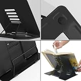 JINYUNMIN Book Stand Reading Stand Multi-Function Metal Easel Black view 5