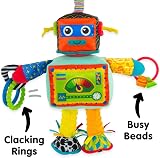LAMAZE Rusty the Robot Clip On Pram Toy Sensory Baby Gift 0-6 Months view 4
