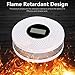Combination Photoelectric Smoke/Carbon Monoxide Detector for Home, Battery Operated Travel Portable Fire CO Alarm with Sound Warning and Digital Display