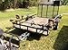 EGO BIKE Single Trimmer Rack Weed Eater Rack Compatible with Weeder/Extended Trimmer Edger/Straight Shaft Weed-Eater Single Tier Racks Holder Carrier Mount On Pickup Trailer