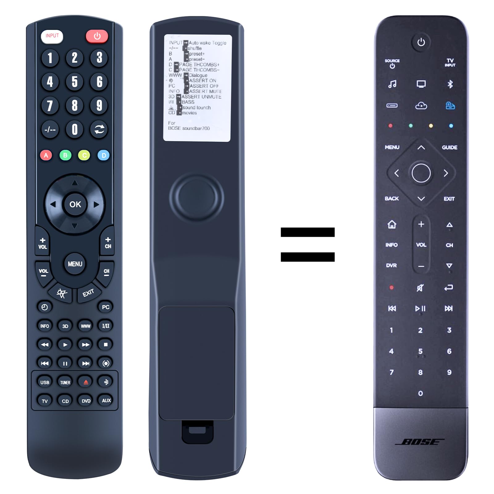 Photo 1 of New Soundbar Remote Control Replacement for Bose Sound Bar 700 Home Theater