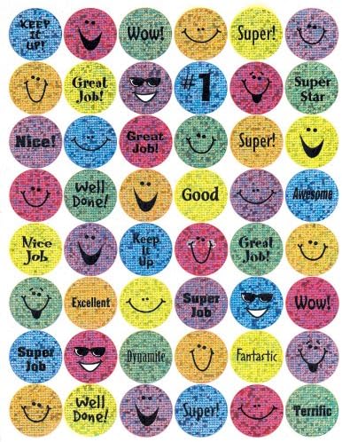 Eureka Classroom Supplies Mini Sparkle Stickers 96 Pcs