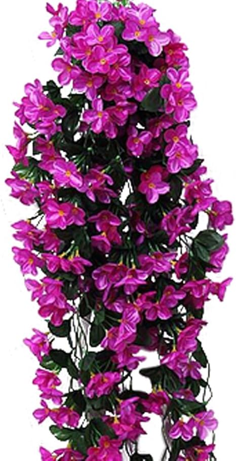Amazon Remeehi造花 スミレ ふじ リアル インテリア イミテーション 人工 観葉植物 壁掛け 癒し 造花スミレ藤 華やか な スミレ 手作り パーティー お祝い 結婚式 二次会 イベント 装飾 1 造花 オンライン通販