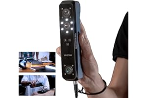 EINSCAN Shining3D [ Einstar Handheld 3D Scanner ] with RGB Color Camera, 0.1mm Resolution, 14FPS Scanning Speed with Scanning Software for 3D Printing, Healthcare, Art, Digital Archiving