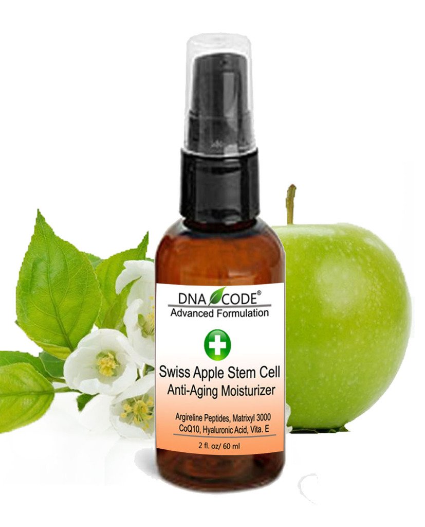 DNA Code- Swiss Apple Stem Cell moisturizer w/Argireline, Matrixyl 3000, Hyaluronic Acid, CoQ10