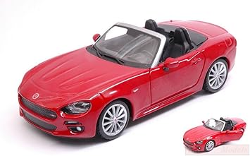 New Burago Bu21083r Fiat 124 Spider 2016 Red 1 24 Modellino Die Cast Model Amazon De Spielzeug