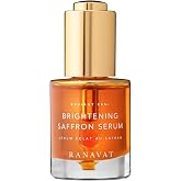 RANAVAT Saffron Brightening Face Serum &amp; Dark Spot Treatment, 1 oz | Enhances Glow &amp; Radiance, Evens Complexion for Sensitive Skin, Reduces Hyperpigmentation &amp; Fine Lines, Fragrance-Free, Vegan