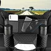 Car Handbag Holder Purse Storage Between Seats Leather Large Capacity Organizers Auto Accessories for Automotive Back Seat Or