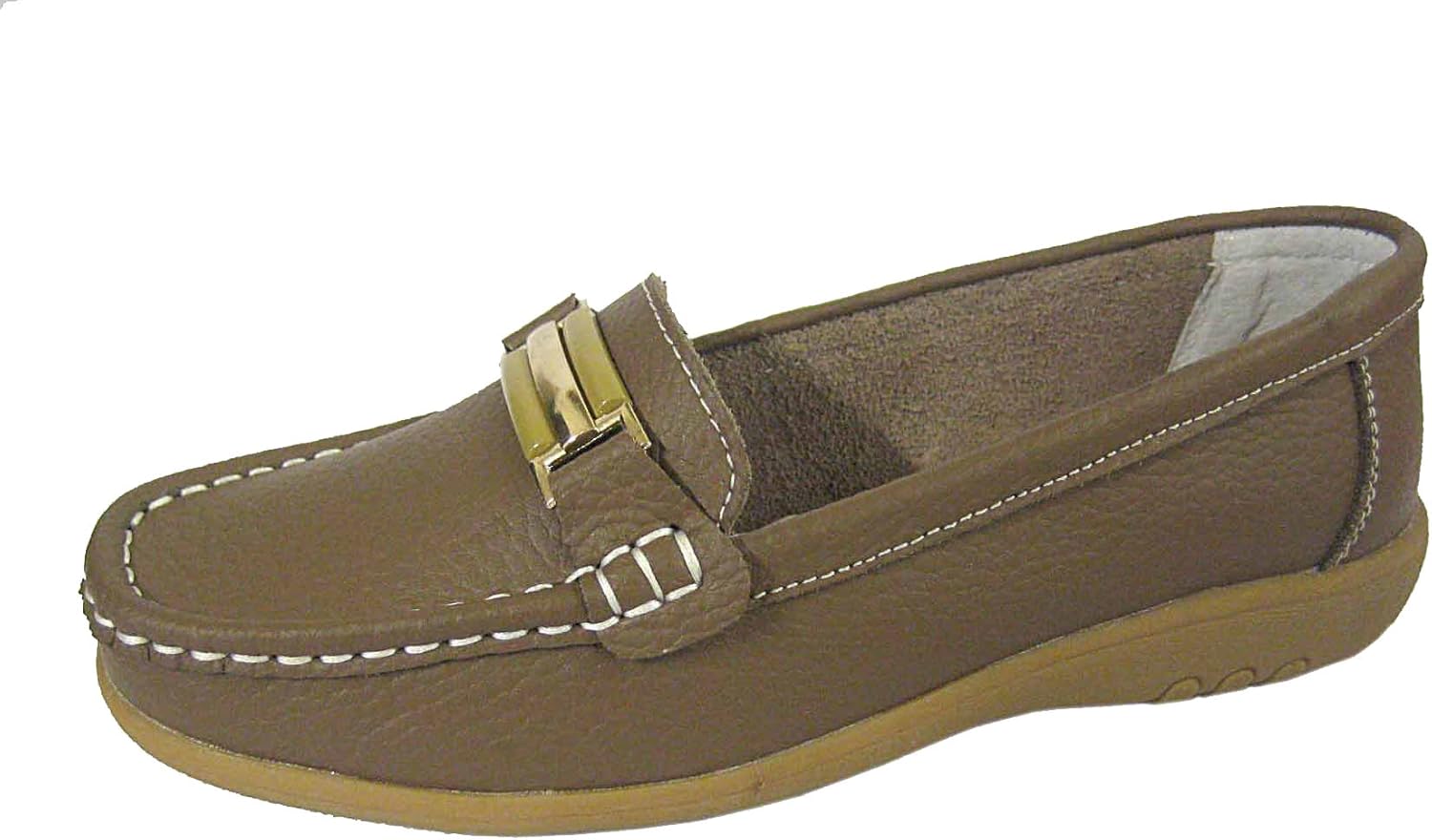 Ladies Coolers Premier Real Leather Uppers Slip On Loafer Boat Deck