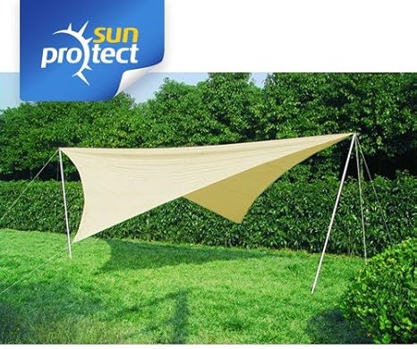 sonnensegel 4x4 wasserdicht beige