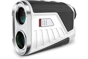 PinPlumb Golf Range Finder with Slope, 1200 Yards Range Finder Golf with Rechargeable Battery, Magnetic Strap, Flag Pole Lock