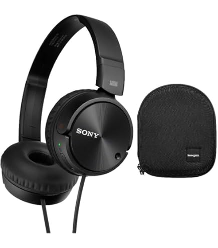 Amazon.com: Sony ZX110NC Noise Cancelling Headphones Bundle with